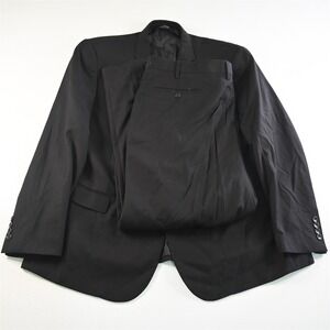 TMG 50R‎ 44x30 Black Harry Stretch Slim Fit Mens Jacket Pants Suit